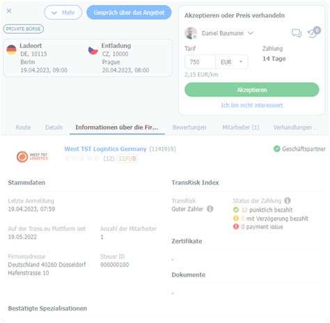 kostenlose frachtenbörse bis 3 5t